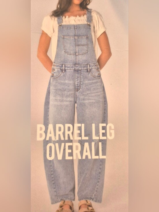 Celebrity Pink Denim - Celebrity Pink Barrel Leg Overalls
